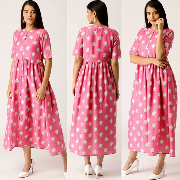 NWT! Cotton Candy Muslin Flare Dress Magic School Bus Dress Mrs. Frizzle - Picture 1 of 15